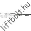 lapos kötélbekötés - ékes d6-8 l300 rugóval