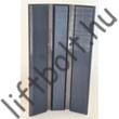 ETN - Kleemann csúszóbetét – 140 x 16,5 mm PE vezetőbetét - fekete