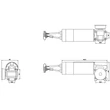 Siemens Sidoor M3 DC motor 180 kg ajtókhoz - balos