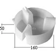 Kerek olajgyűjtő műanyag tálca 5-16 mm sínre