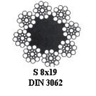 SEALE sodronykötél d8 S6x19