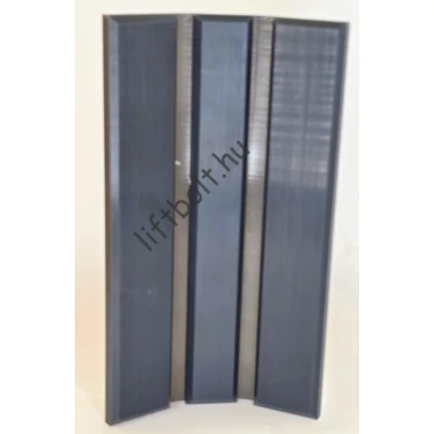 ETN - Kleemann csúszóbetét – 140 x 16,5 mm PE vezetőbetét - fekete