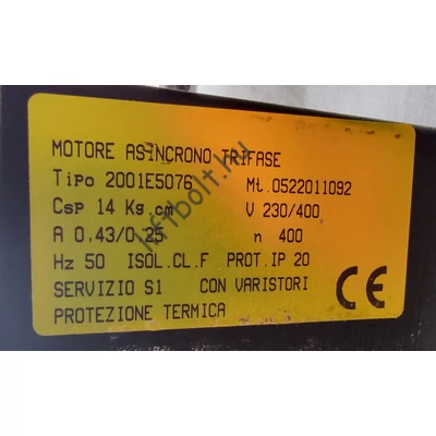 3 fázisú WITTUR SELCOM HYDRA 3201 motor