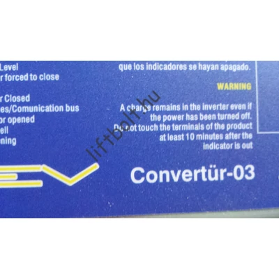 Autür Convertür-03 ajtóhajtó elektronika