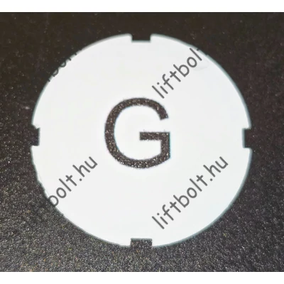 &quot;G&quot; felirat a BKG CTL nyomógomb modellhez