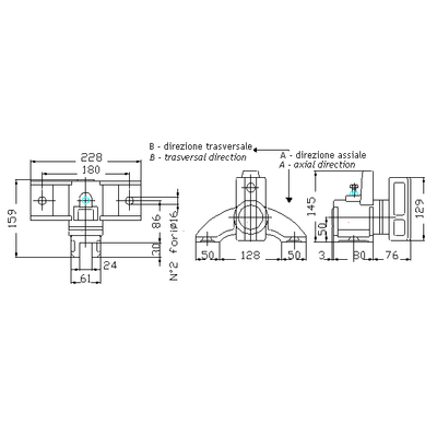 Vezetőcsúszó - fémházas 2500 daN T410