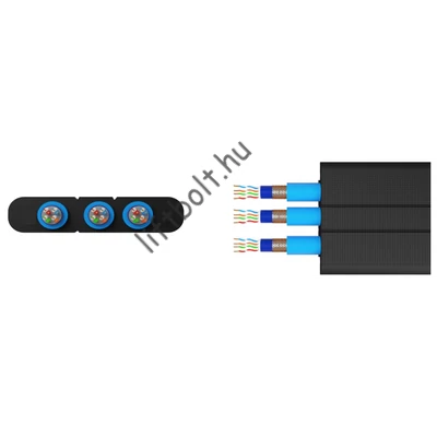 Lapos liftkábel 3 x CAT6 (adatátvitelhez)
