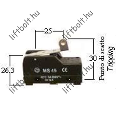mikrókapcsoló MS45