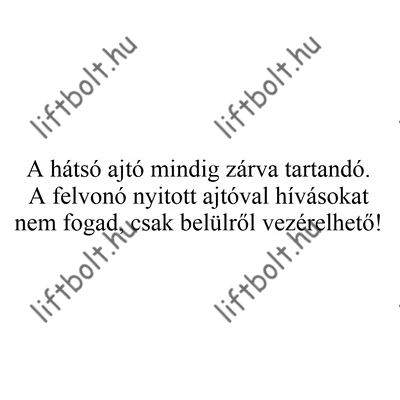 Öntapadós fólia - 'hátsó ajtó...'