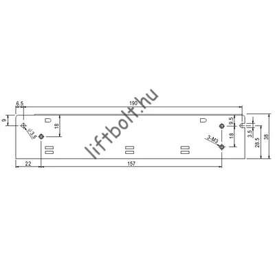 Stabilizált tápegység - 100W, 24V