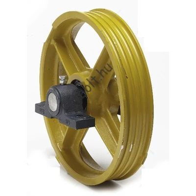 Terelőtárcsa D400 4xd10 bakcsapággyal